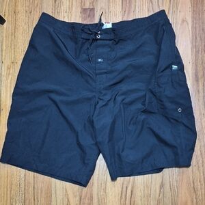 T & C Surfboard Black Board Shorts Sz 40 Good Condition